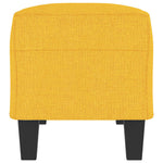 Világossárga szövet pad 100 x 35 x 41 cm 4