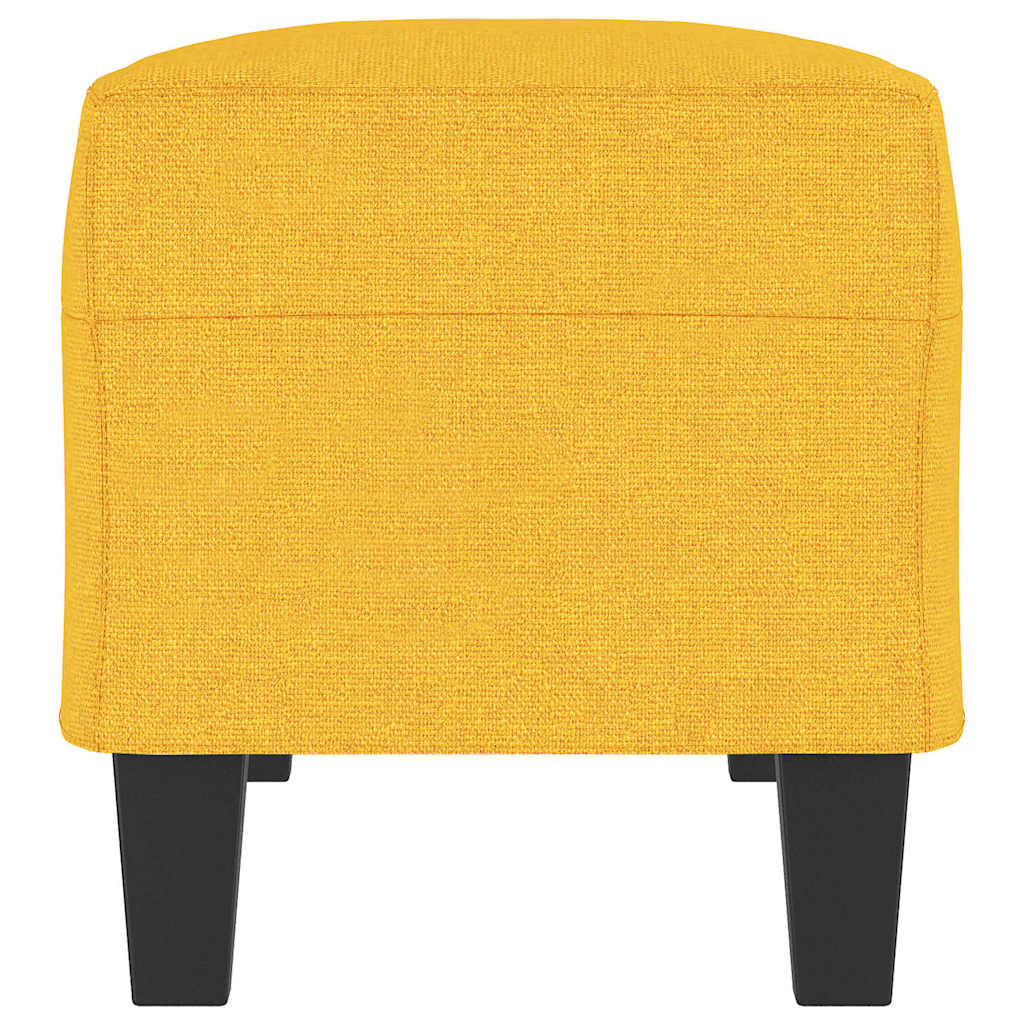 Világossárga szövet pad 100 x 35 x 41 cm 4