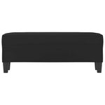 Fekete mikroszálas szövet pad 100 x 35 x 41 cm 3