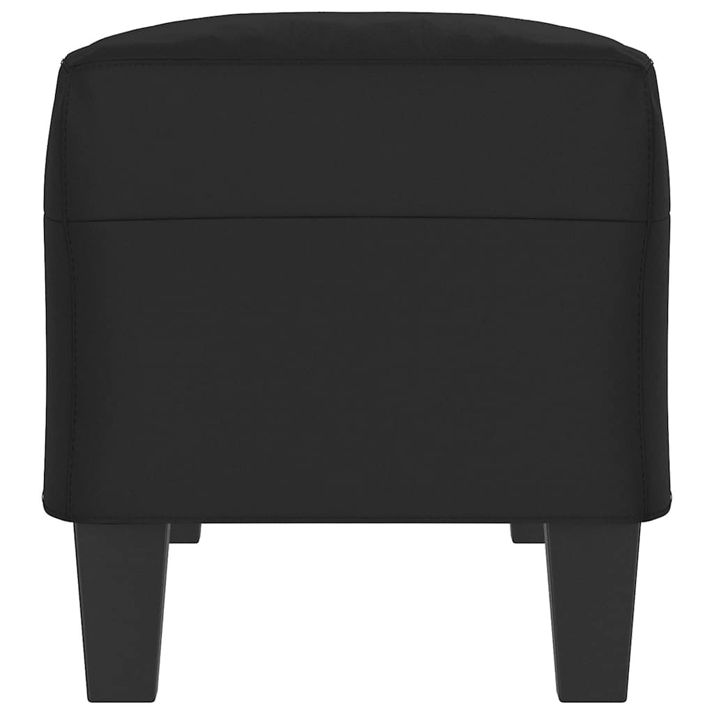 Fekete mikroszálas szövet pad 100 x 35 x 41 cm 4