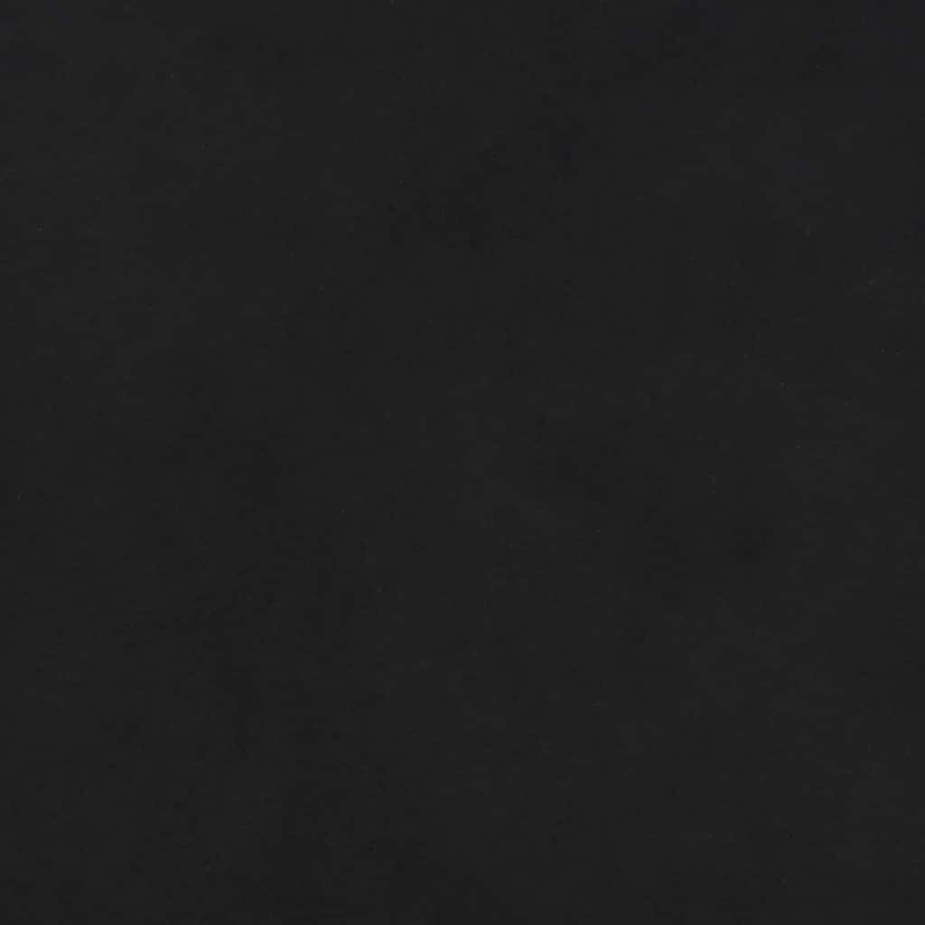 Fekete mikroszálas szövet pad 100 x 35 x 41 cm 6