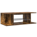 Füstös tölgy színű LED-es TV-szekrény 90 x 39 x 30 cm 7