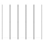 Fehér 5 paneles paraván 250x220 cm szövet 3
