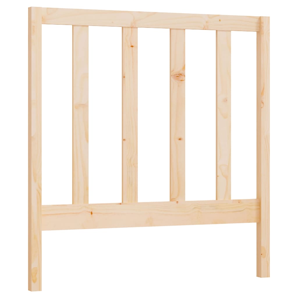 Tömör fenyőfa ágy fejtámla 95 x 4 x 100 cm 2