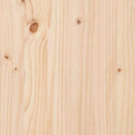 Tömör fenyőfa ágy fejtámla 95 x 4 x 100 cm 5