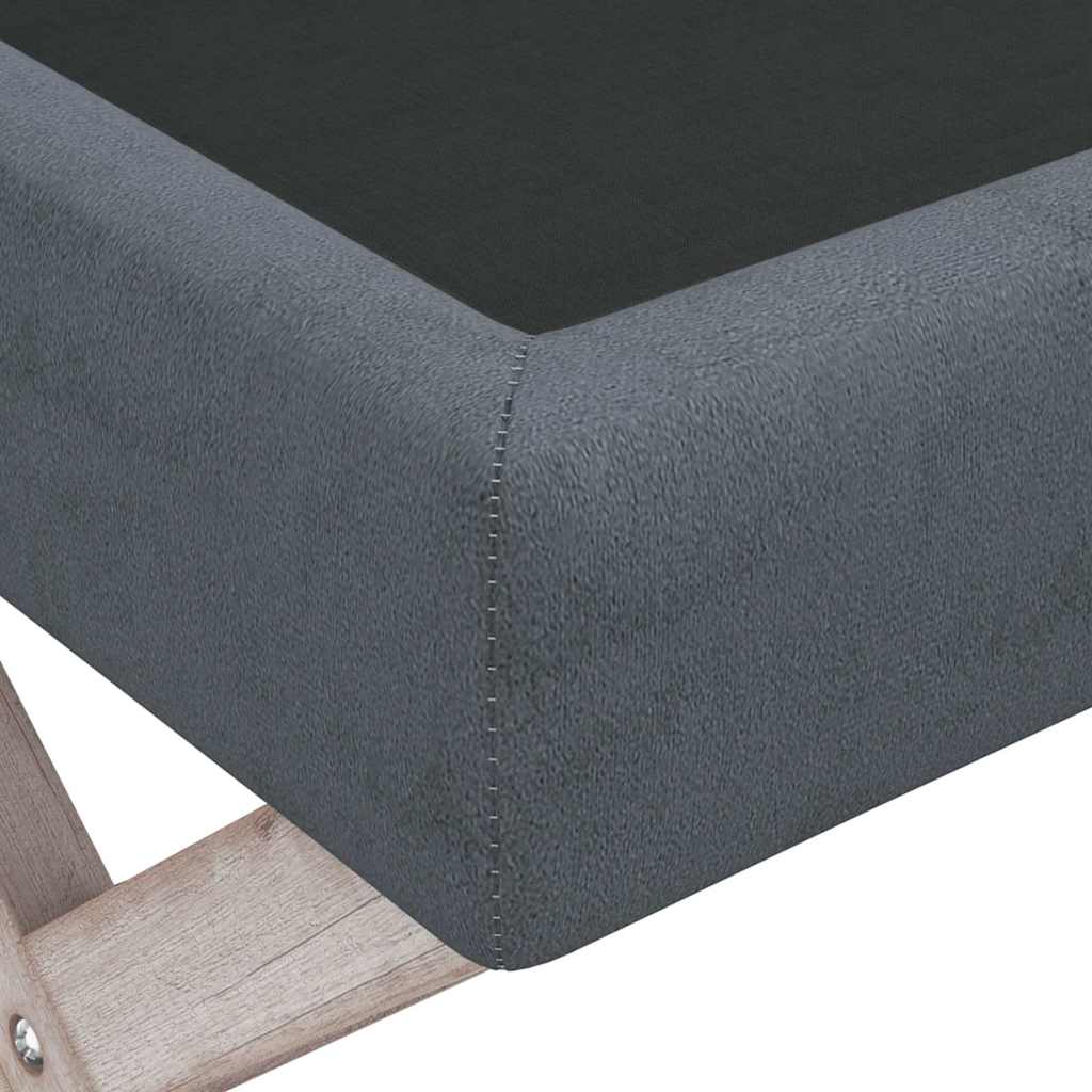 Sötétszürke bársony tárolóülőke 110 x 45 x 49 cm 5