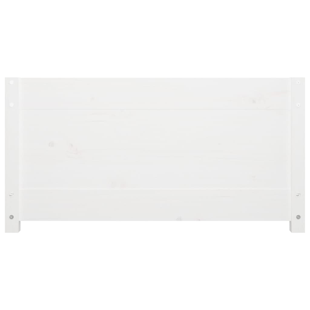Fehér tömör fenyőfa kanapéágy matrac nélkül 80 x 200 cm 9