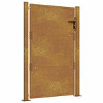 Corten acél kerti kapu 100x125 cm 2