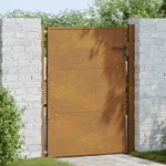 Corten acél kerti kapu 100x125 cm 3