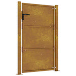 Corten acél kerti kapu 100x125 cm 7