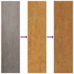 Corten acél kerti kapu 100x125 cm 6