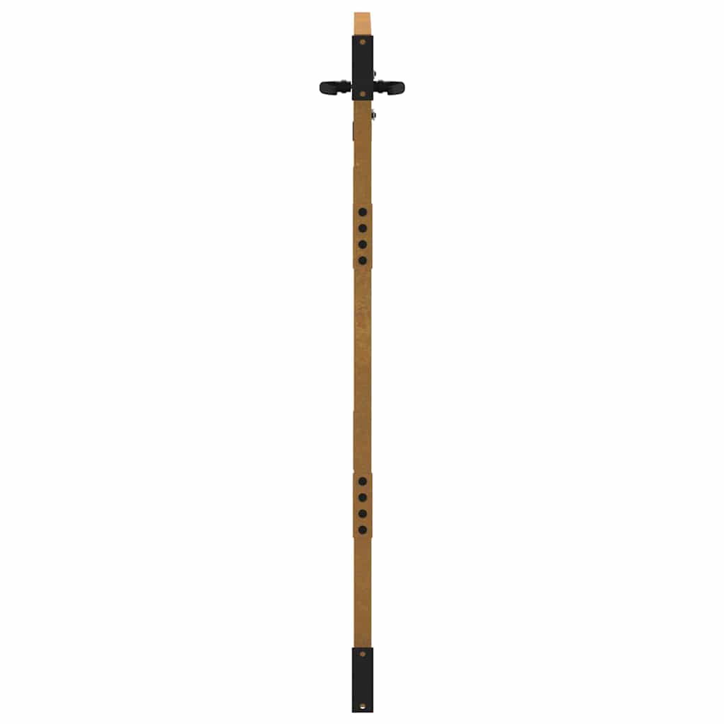 Fűmintás corten acél kerti kapu 85 x 150 cm 6