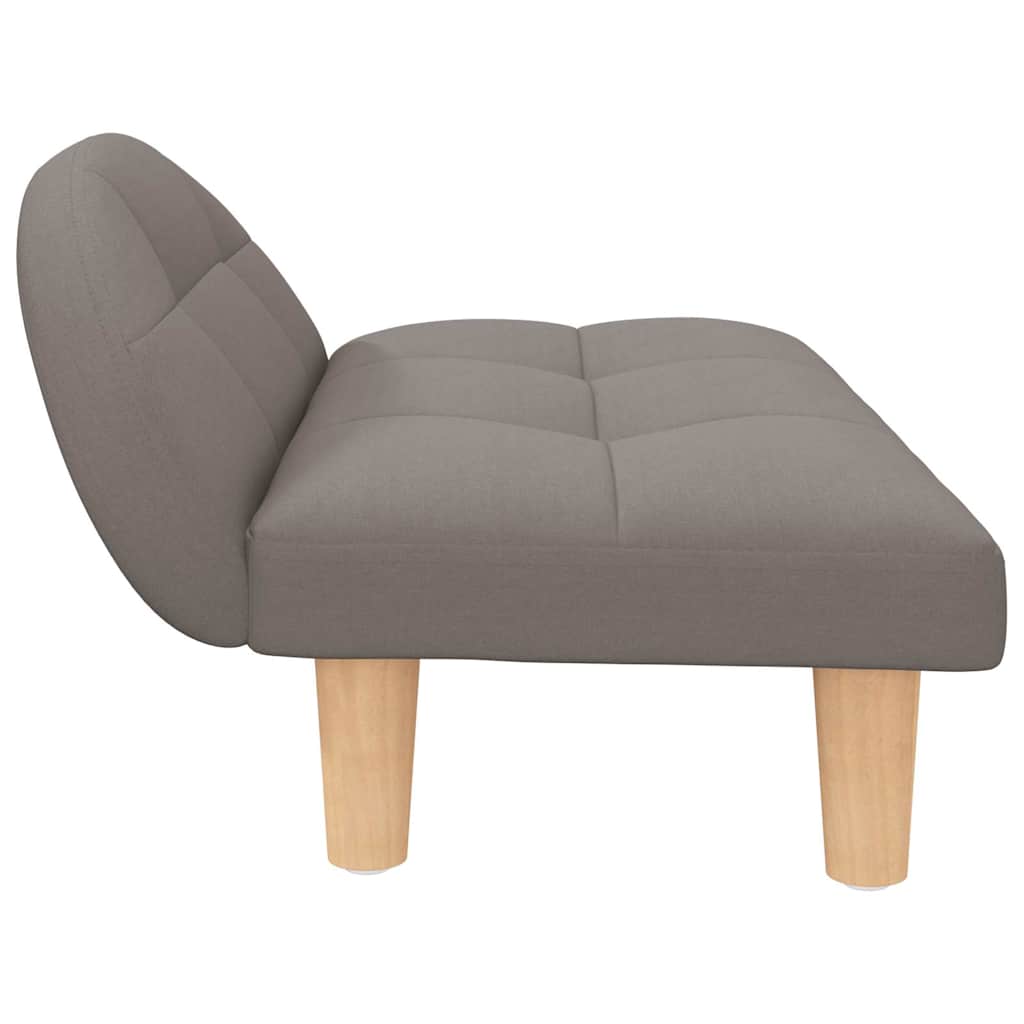 Tópszínű szövet kutyaágy 70 x 52 x 30 cm 4