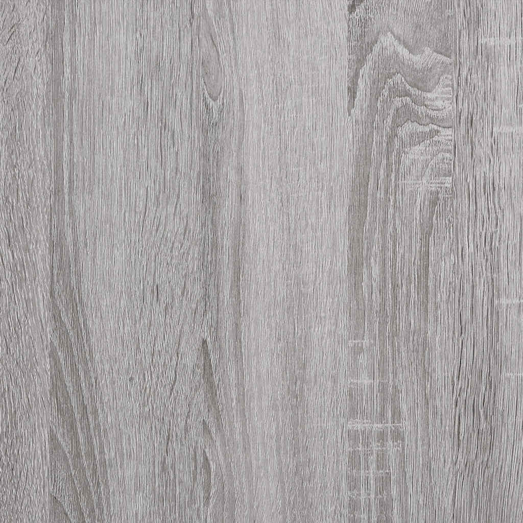 Szürke sonoma színű szerelt fa faliszekrény 80x33x80 cm 9
