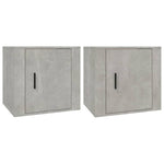 2 db betonszürke éjjeliszekrény 50x39x47 cm 2