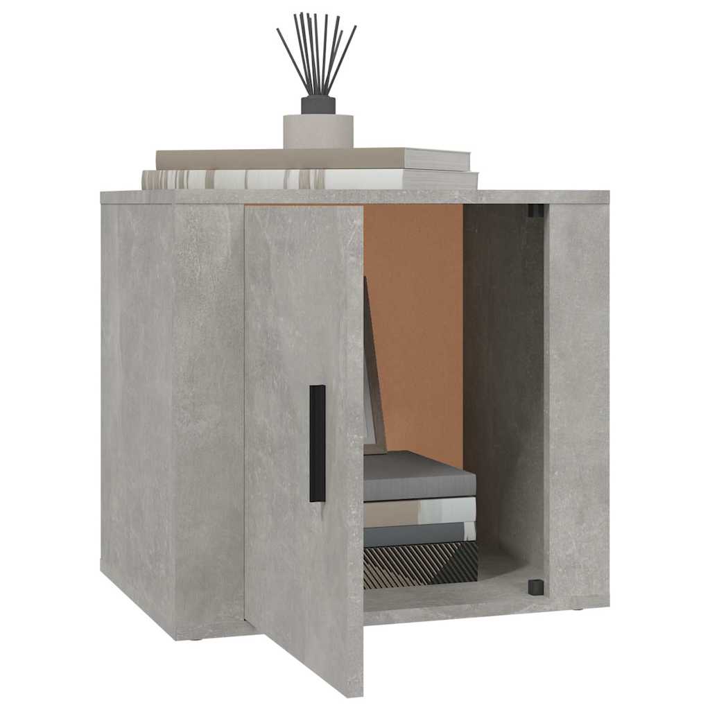 2 db betonszürke éjjeliszekrény 50x39x47 cm 4