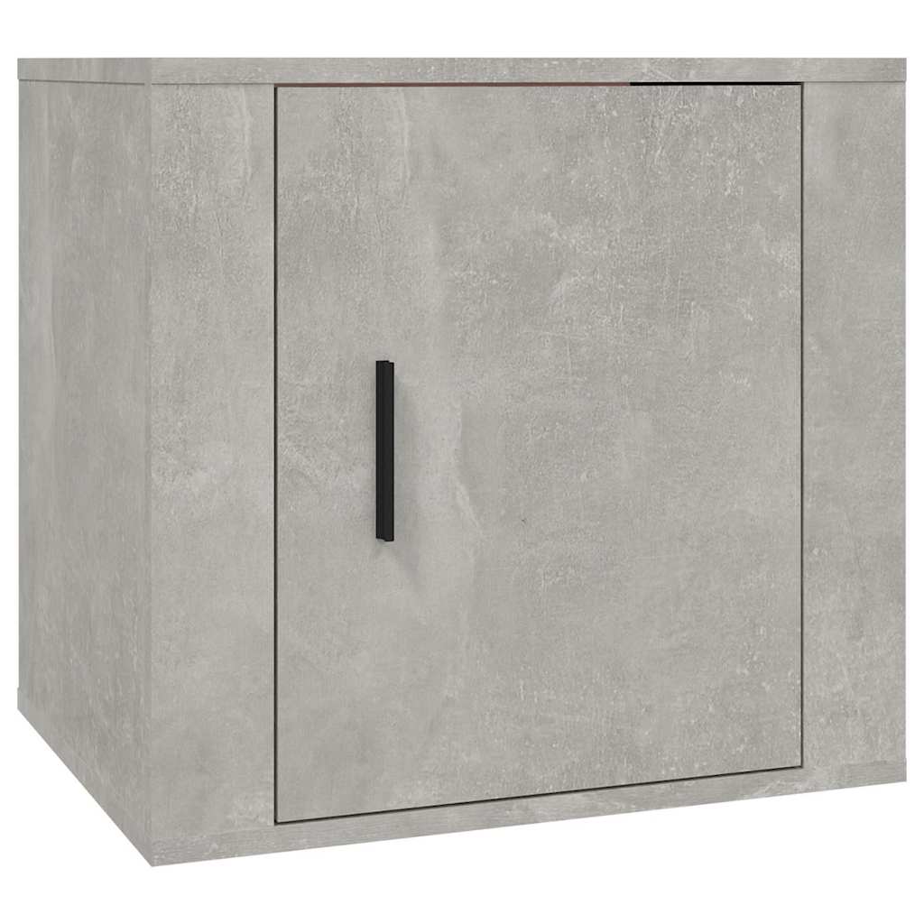 2 db betonszürke éjjeliszekrény 50x39x47 cm 5