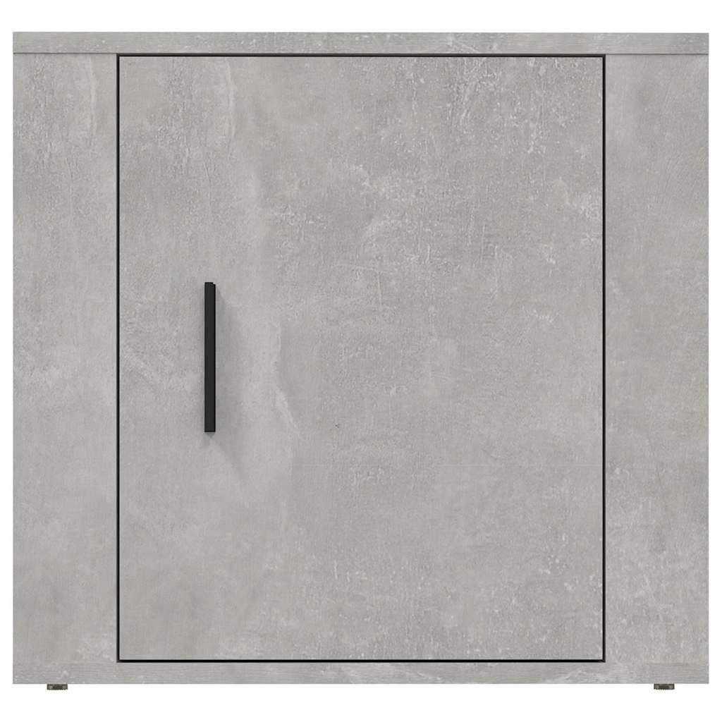 2 db betonszürke éjjeliszekrény 50x39x47 cm 6