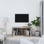 Szürke sonoma színű szerelt fa TV-szekrény 100 x 35 x 40 cm 3