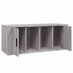 Szürke sonoma színű szerelt fa TV-szekrény 100 x 35 x 40 cm 5