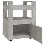 Betonszürke szerelt fa zsúrkocsi 60 x 45 x 80 cm 6