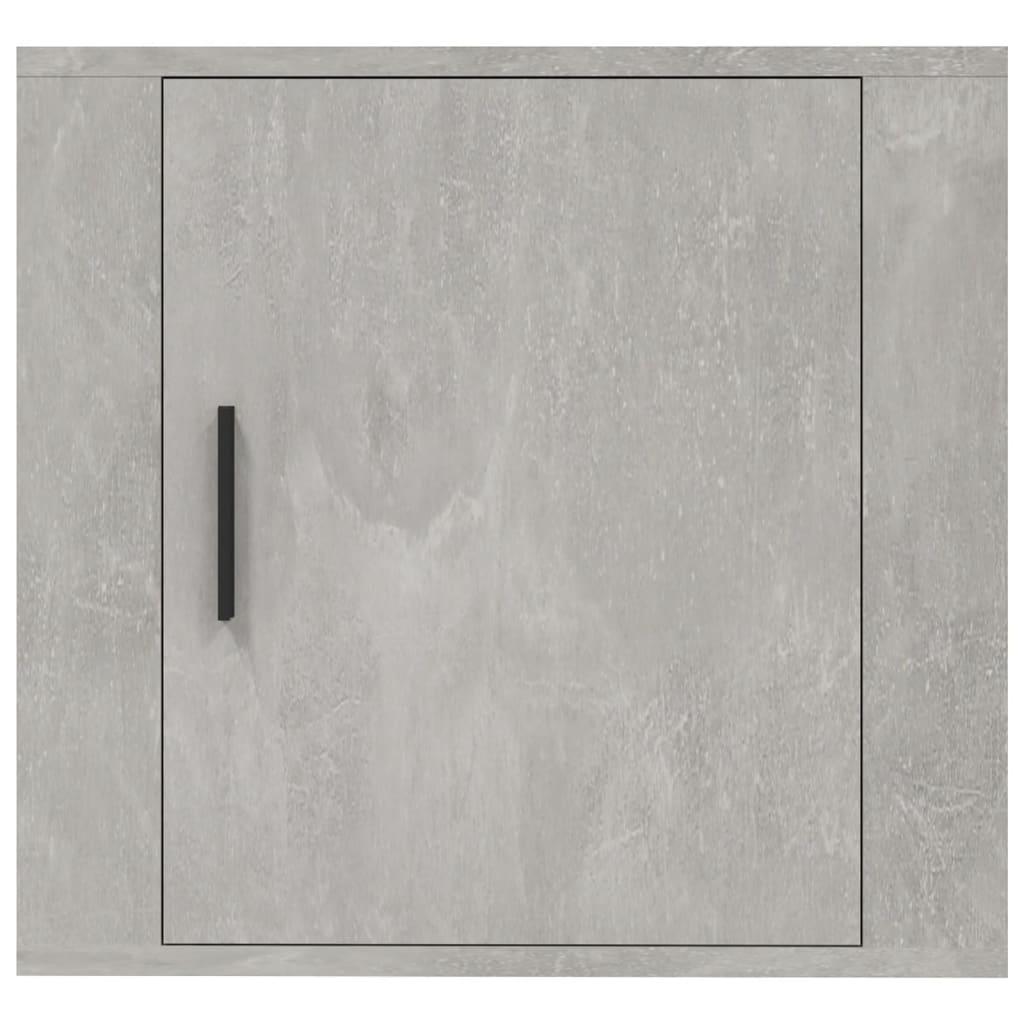 2 db betonszürke falra szerelhető éjjeliszekrény 50x30x47 cm 6