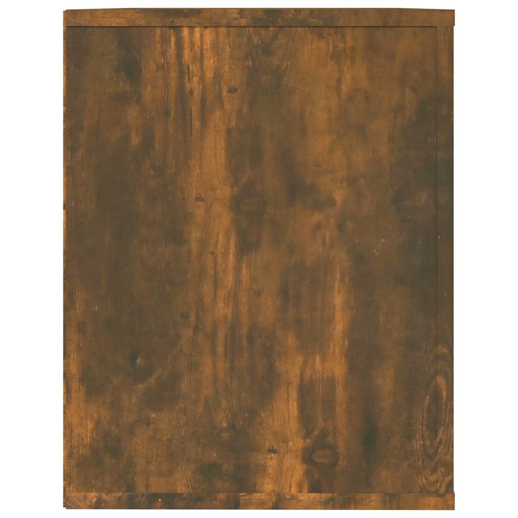 Füstös tölgy színű szerelt fa cipőtartó 75x35x45 cm 6