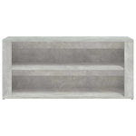 Betonszürke szerelt fa cipőtartó 100x35x45 cm 5