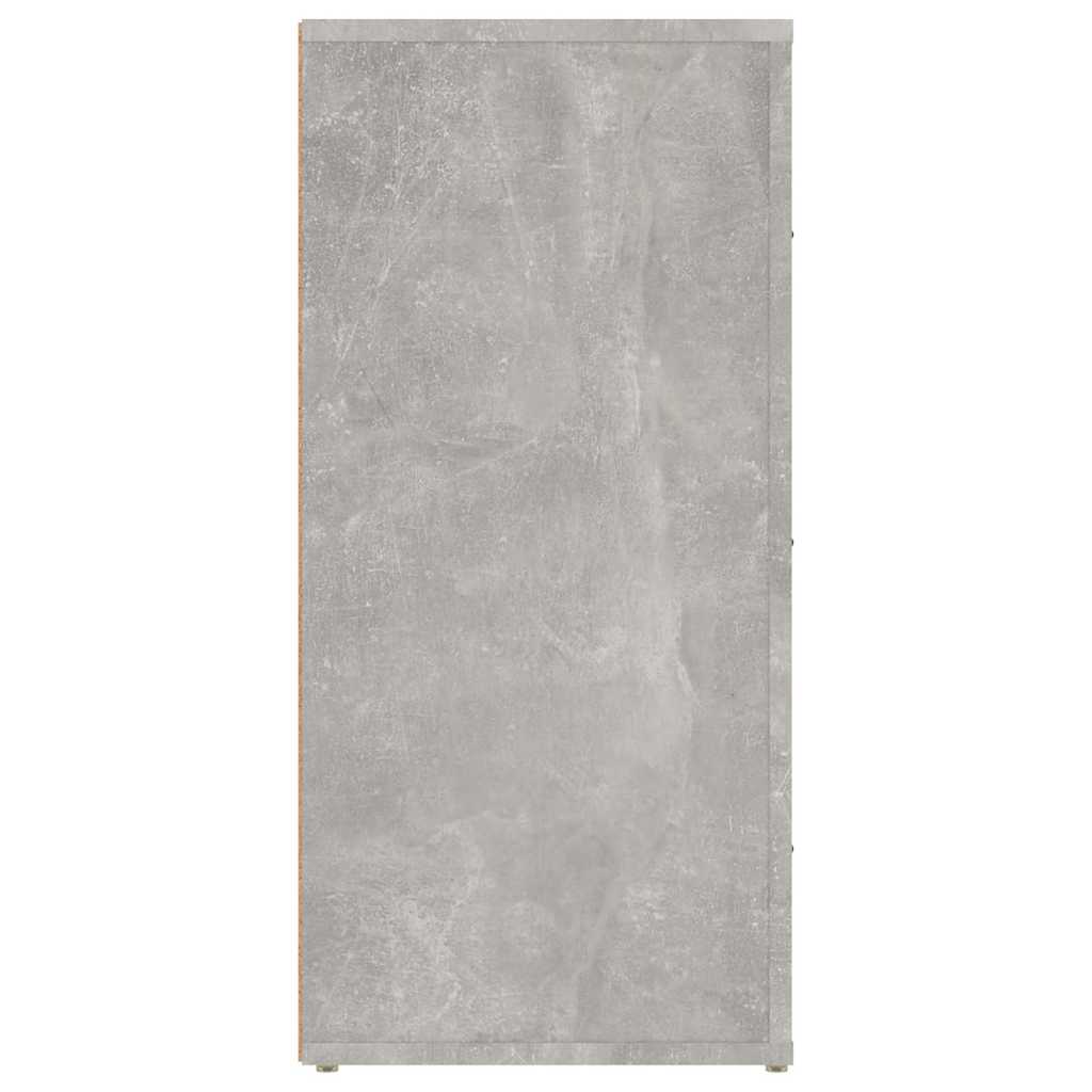 Betonszürke szerelt fa tálalószekrény 40x33x70 cm 5