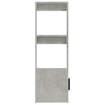 Betonszürke szerelt fa tálalószekrény 80x30x90 cm 8