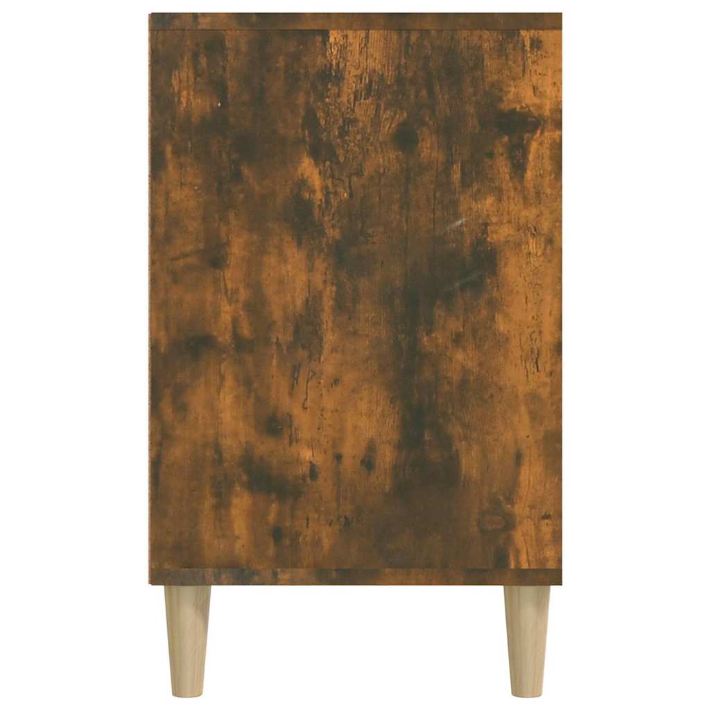Füstös tölgy színű szerelt fa cipősszekrény 102 x 36 x 60 cm 6