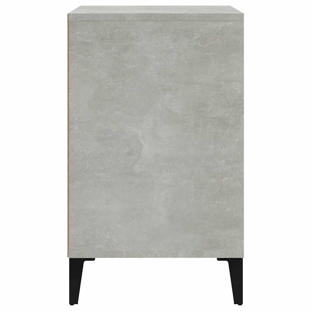 Betonszürke szerelt fa cipőszekrény 102x36x60 cm 4