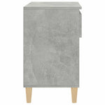 Betonszürke szerelt fa cipőszekrény 70x36x60 cm 8