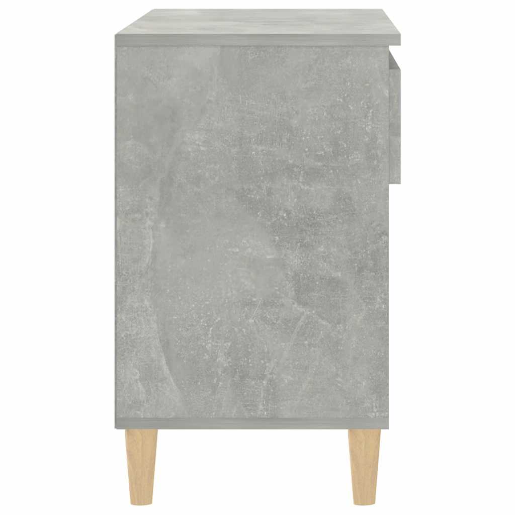 Betonszürke szerelt fa cipőszekrény 70x36x60 cm 8