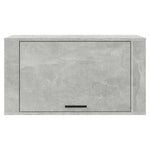 Betonszürke szerelt fa fali cipőszekrény 70 x 35 x 38 cm 5