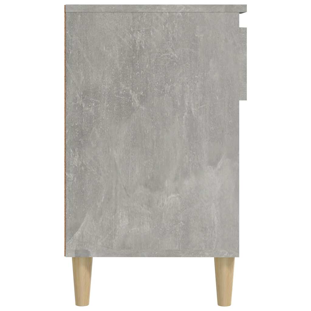 Betonszürke szerelt fa cipőszekrény 102x36x60 cm 8