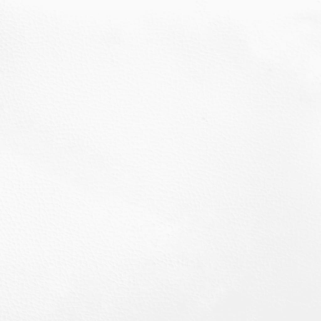 Fehér műbőr rugós ágykeret 140x200 cm 8