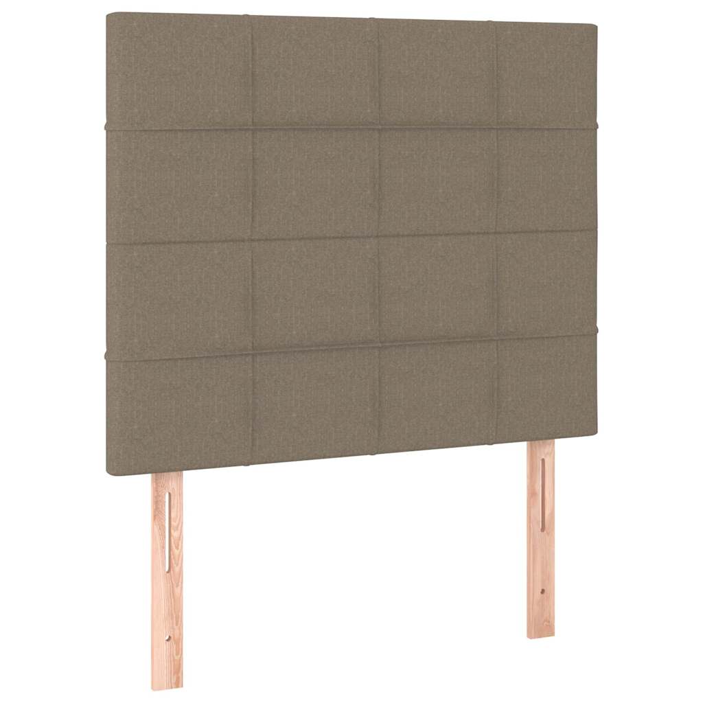 Bézs színű szövet fejtámla 100 x 5 x 118/128 cm 2