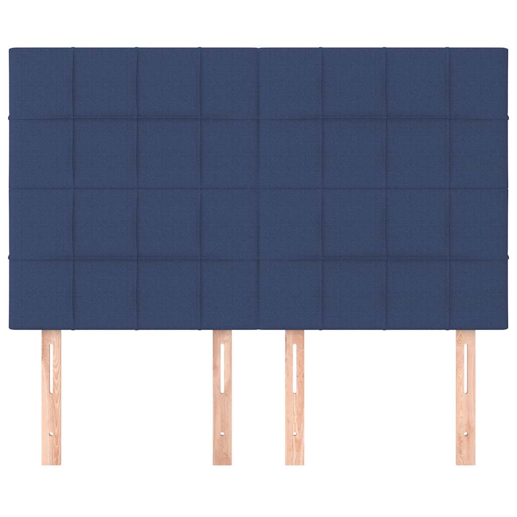 Kék szövet fejtámla 144x5x118/128 cm 3