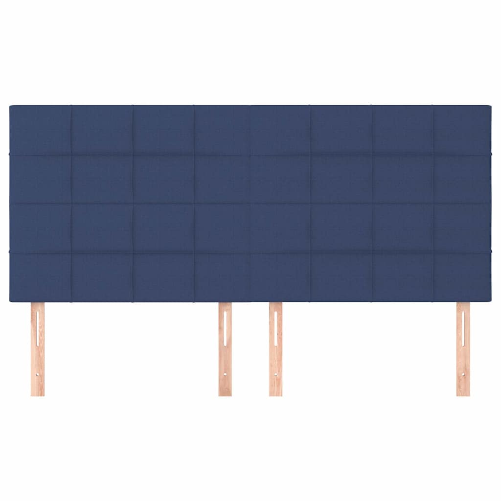 Kék szövet fejtámla 200 x 5 x 118/128 cm 3