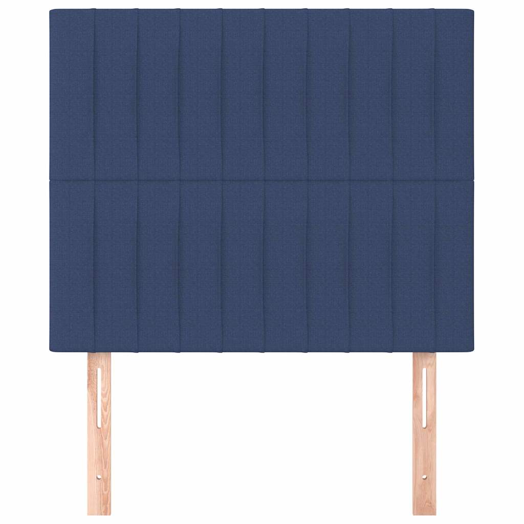 Kék szövet fejtámla 80x5x118/128 cm 3