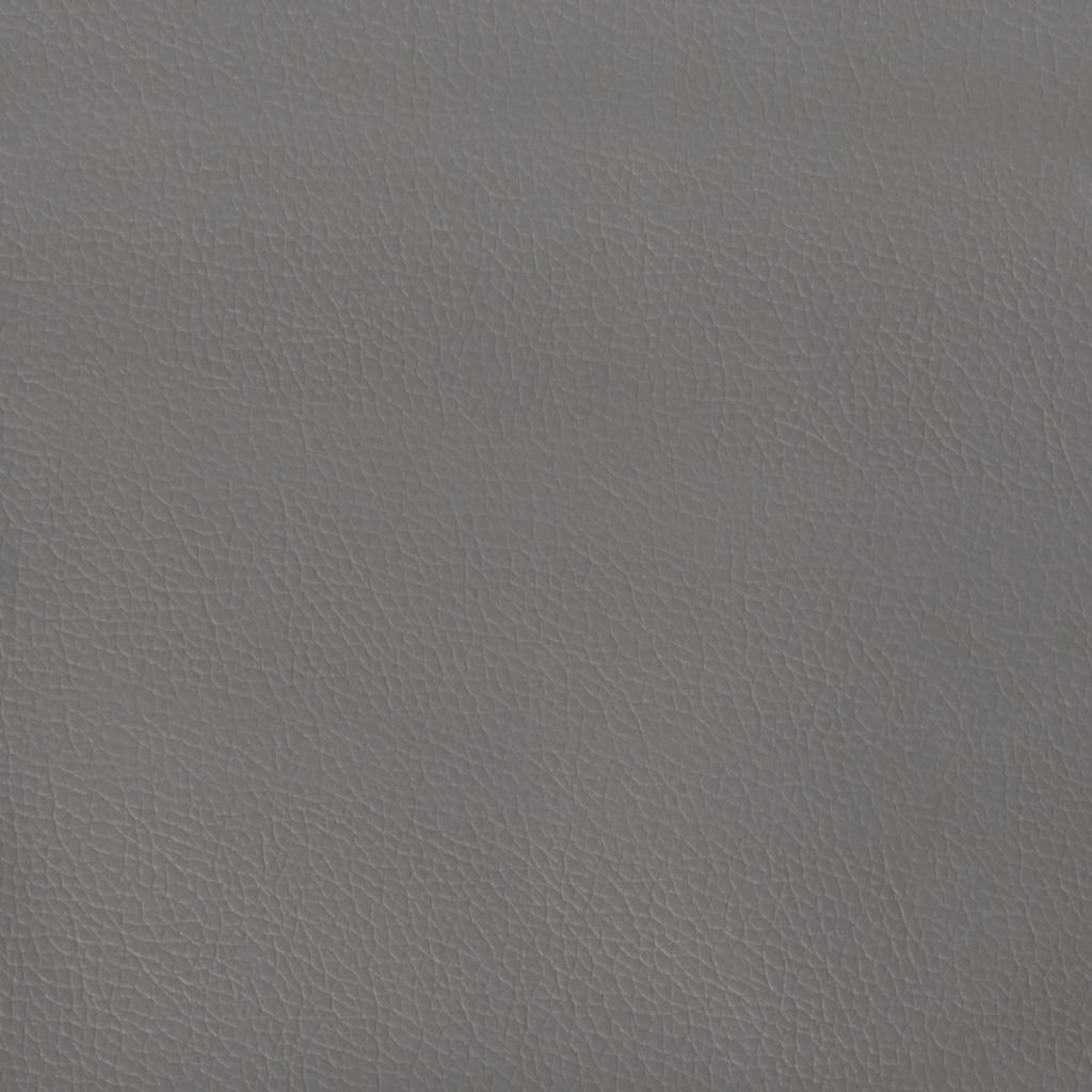 Szürke műbőr fejtámla szárnyakkal 163 x 23 x 118/128 cm 6