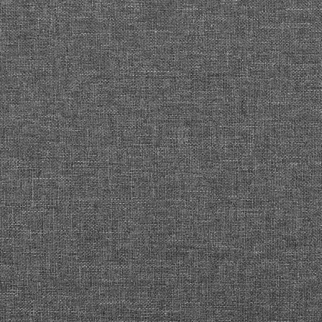 Sötétszürke szövet fejtámla szárnyakkal 83x16x78/88 cm 6