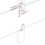 Fekete műbőr fejtámla szárnyakkal 183x16x118/128 cm 8