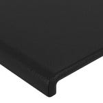 Fekete műbőr LED-es fejtámla 144 x 5 x 78/88 cm 5