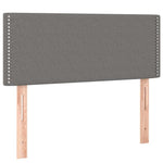 Sötétszürke szövet LED-es fejtámla 90x5x78/88 cm 4