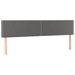 Szürke műbőr LED-es fejtámla 200 x 5 x 78/88 cm 4