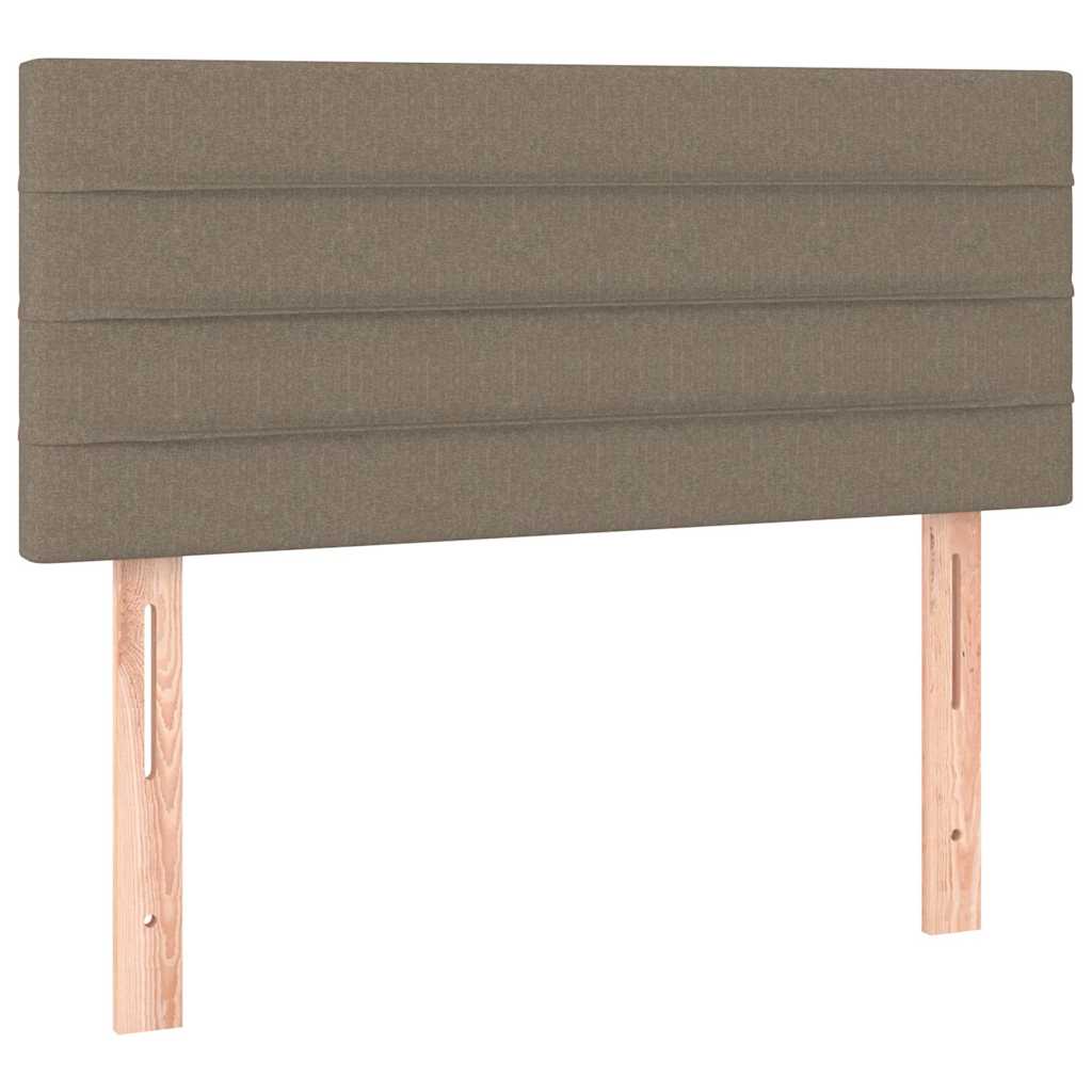 Tópszínű szövet LED-es fejtámla 80 x 5 x 78/88 cm 4
