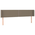 Tópszínű szövet LED-es fejtámla 203 x 16 x 78/88 cm 3