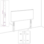 Krémszínű szövet rugós ágy matraccal 140 x 190 cm 11